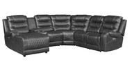 Orpheum Grey Reclining Sectional - FREE SHIPPING