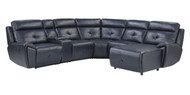 Millennium Navy Reclining Sectional - FREE SHIPPING 