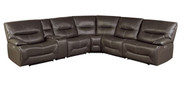 Quade Brown Reclining Sectional - FREE SHIPPING