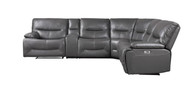 Quade Grey Reclining Sectional - FREE SHIPPING