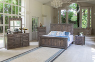 Gray Pine Bedroom Set - FREE SHIPPING