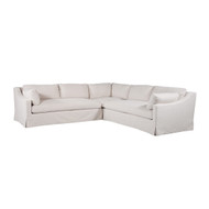 Palmer Beige Slipcover Sectional - FREE SHIPPING 