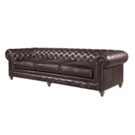 Chesterfield Espresso 118" - FREE SHIPPING