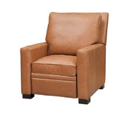 Richard Cognac Pushback Recliner- FREE SHIPPING
