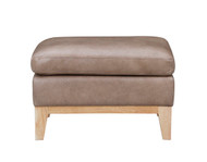 Pine Ridge Leather Ottoman FREE SHIPPING