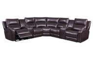 Whitsett Leather Reclining Sectional FREE SHIPPING
