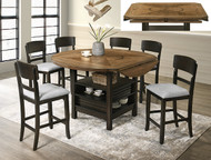 Jackson Brown Counter Height Dining Set - FREE SHIPPING 