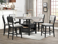 Jackson Black Counter Height Dining Set - FREE SHIPPING 