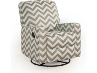 Chevron Swivel Glider Recliner - FREE SHIPPING