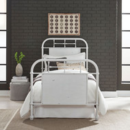 Baxter White Metal Youth Bed