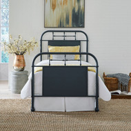 Baxter Navy Metal Youth Bed