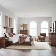 Lexington Panel Cherry Bedroom Set 