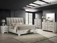 Jaymes White Bedroom Set - FREE SHIPPING