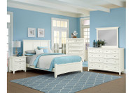 Bonanza White Bedroom Set by Vaughan Bassett - FREE SHIPPING