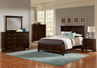 Bonanza Merlot Bedroom Set by Vaughan Bassett - FREE SHIPPING