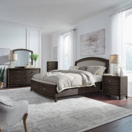 Clermont Coffee Storage Bedroom Set - FREE SHIPPING 