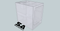 Single 12 Series 6th Order Bandpass Box, Side Rectangle Port Up Firing