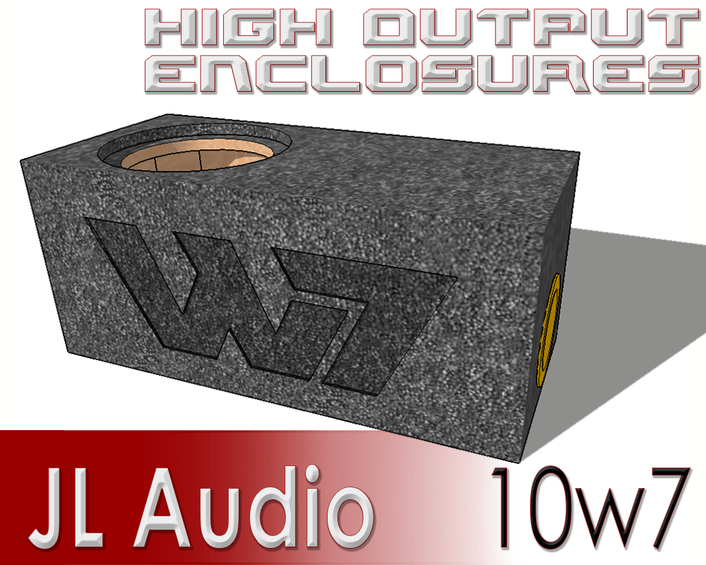 Jl Audio 10w7 Single 10 Aero Ported Box Birch Wood High Output Enclosures Jl Audio 10w7 Single 10 Aero Ported Box Birch Wood High Output Enclosures