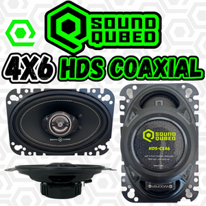Soundqubed HDS Series 4x6" Coaxial 2-way Speakers (Pair)