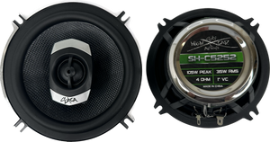 SHCA - C525 5.25" 2-way Coaxial Speakers (Pair) With Glass Fiber Cone
