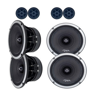 SHCA Pro Audio Package 4 MRB84 8" Midrange Bullet Speakers & 4 TW1S Tweeters