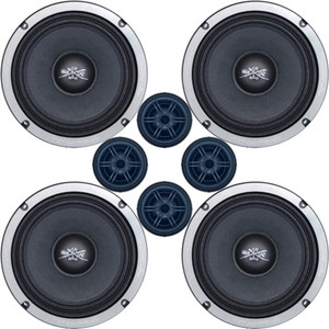 SHCA Pro Audio Package 4 EL88 8" Midrange Midbass Speakers & 4 TW1S Tweeters