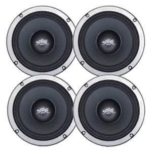 SHCA Pro Audio Package 4 MR64 6.5" Midrange Midbass Speakers 2400 Watts 4 ohm