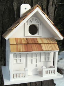 Country Cottage Birdhouse White