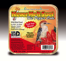Never Melt Suet Hot Pepper 12 oz