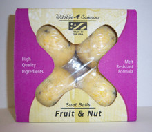 Fruit & Nut Suet Balls 4 pack (boxed)