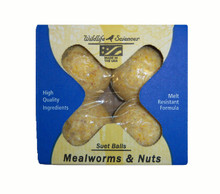 Mealworms & Nuts Suet Balls 4 pack boxed
