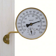Vermont Weather Station Living Finish Brass
