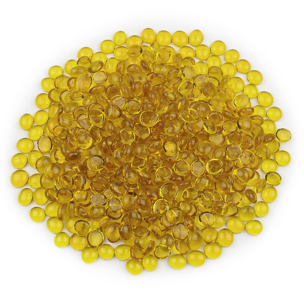 Yellow Glass Gems 