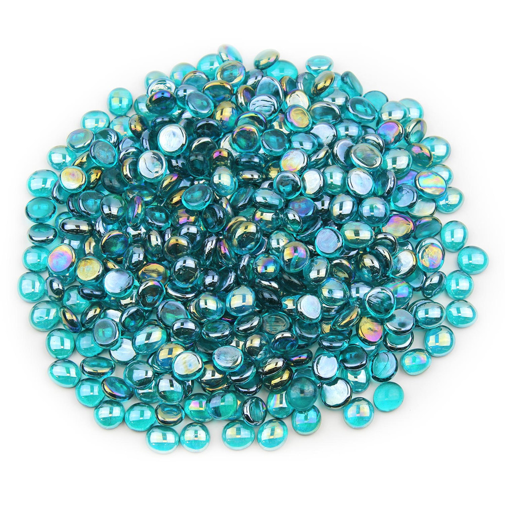 Teal Luster Mini Glass Gems by Gemnique