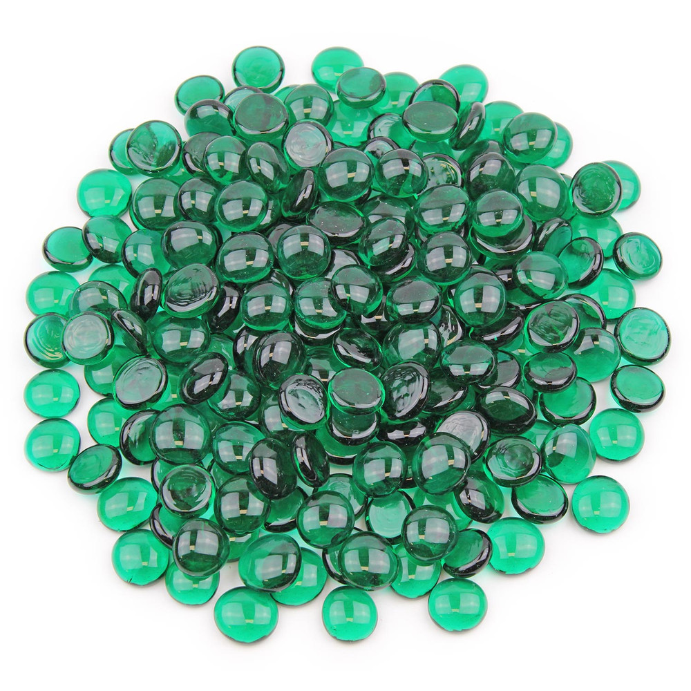 Emerald Green Clear Glass Gems by Gemnique