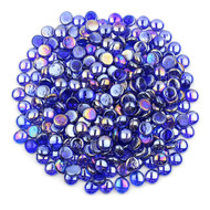 Sapphire Blue Luster Glass Gems