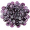 Large Purple Clear Glass Gems