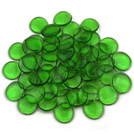 Large Green Glass Gems