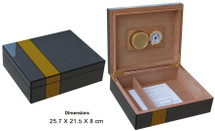 Striped Desktop Humidor