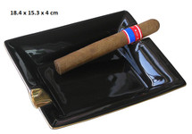 Two Cigar Ceramic Ashtray