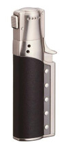 Sarome SC1 Jet Lighter - Black Smooth Leather