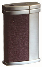 Sarome SK108 Electronic Lighter - Brown Leather