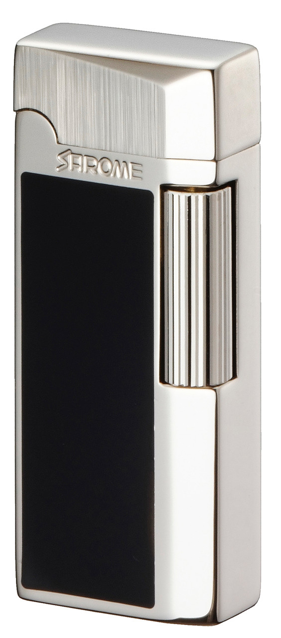 Sarome SD41 Flint Lighter Black Epoxy Resin Cigar Hut