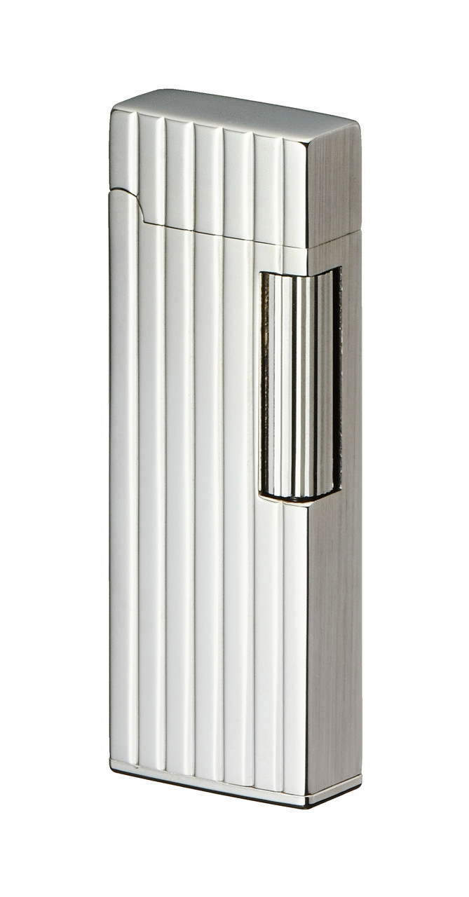 Sarome SD9 Flint Lighter Silver Diamond Cut Cigar Hut