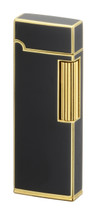 Sarome SD9 Flint Lighter - Brass & Black Lacquer