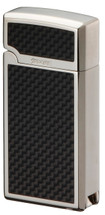 Sarome BM15A Jet Flame  - Silver & Carbon Fibre with Punch