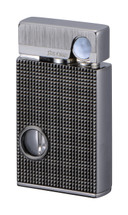 Sarome SV9B Flint Lighter - Light Gray lattice diamond cut