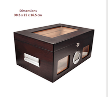 Large Humidor with Digital Hygrometer