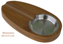 Single Cigar Ashtray - Bamboo