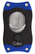 Colibri S-Cut Cigar Cutter - Black & Blue